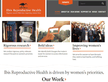 Tablet Screenshot of ibisreproductivehealth.org